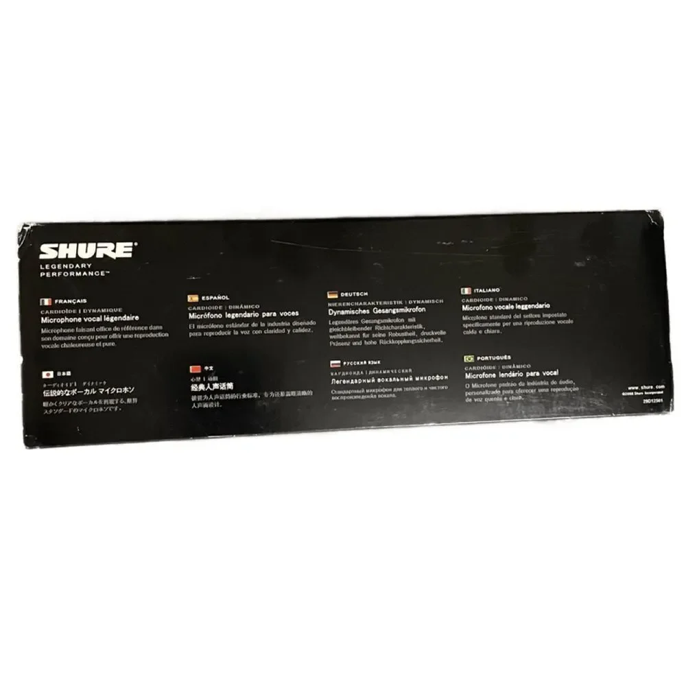 Shure dynamic microphone